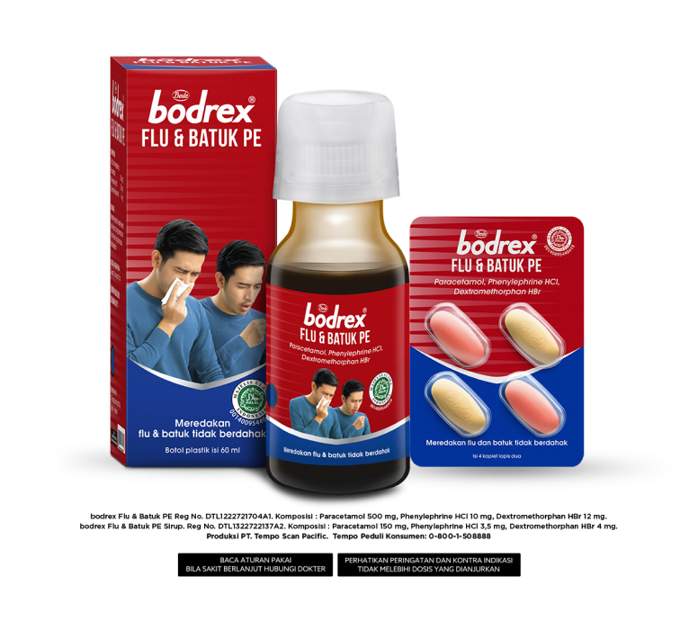 bodrex flu dan batuk PE