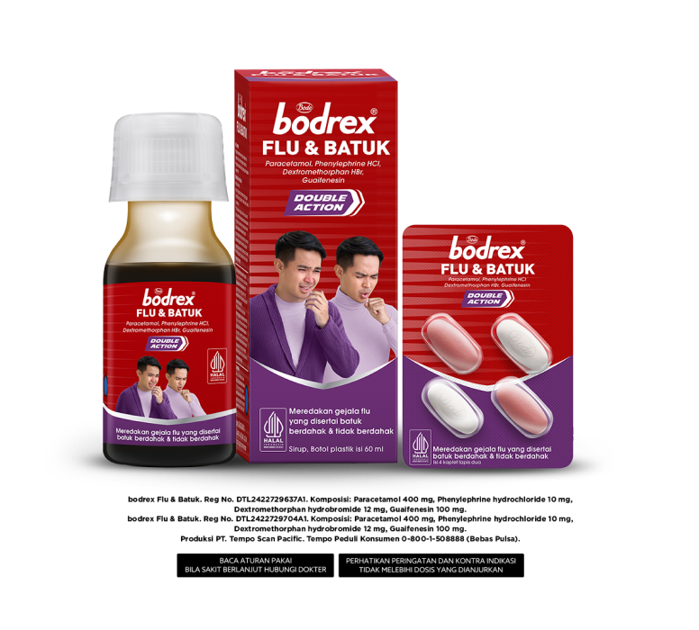 bodrex flu dan batuk PE