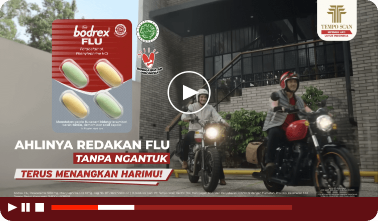 bodrex Flu, Ahlinya Redakan Flu Tanpa Ngantuk